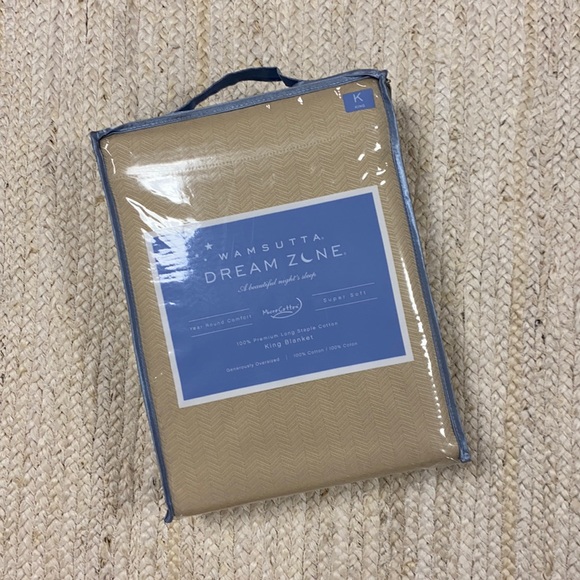 Wamsutta Other - NEW Wamsutta Dream Zone Sand Cotton Blanket